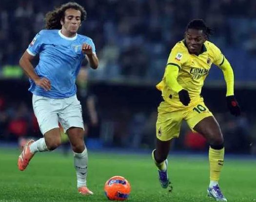 拉齐奥1比0AC米兰