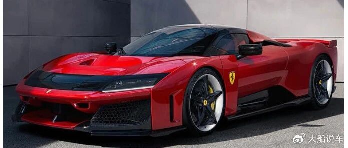 法拉利插混超跑，全新外观未来感十足！搭载4.0T V8双涡轮 三电机