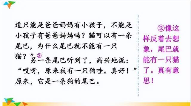 三年级课文《尾巴它有一只猫》并无反讽意味，反而倡导错误的理念-尾巴它有一只猫主要讲了什么内容