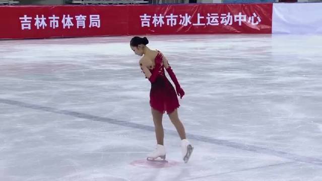 朱若筠 港队 国内赛很少见的顺时针选手  青年组自由滑 2025/26赛季全国花样滑冰青年锦标赛