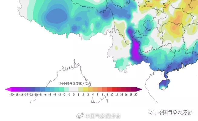 尽量不出门！寒潮级降温深入华南越南，广东福建等已开始下雪