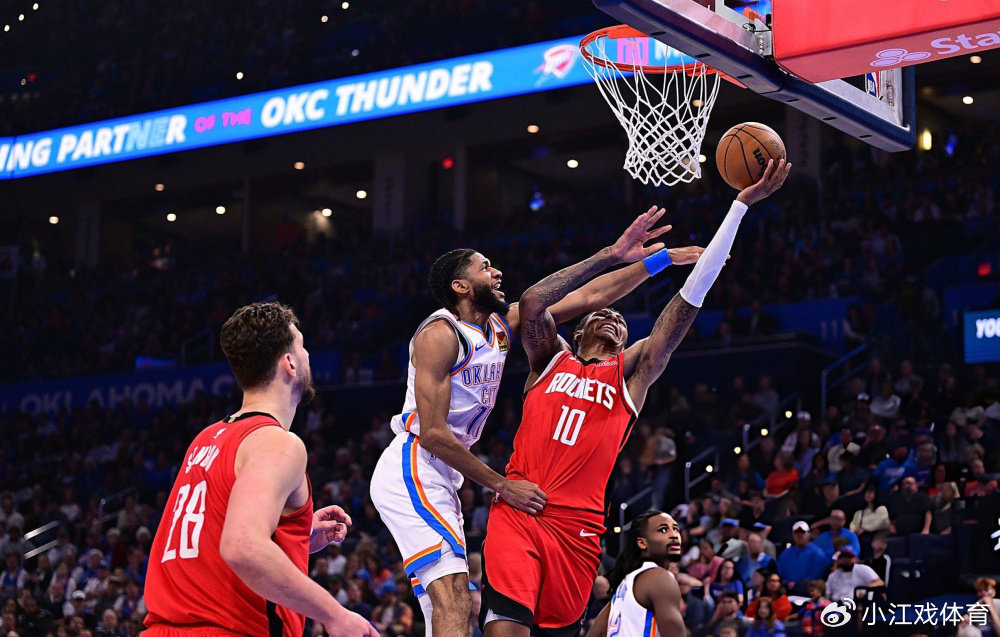 火箭险胜雷霆守住第4！杜兰特里程碑申京三双 乌度卡变阵终结两连败