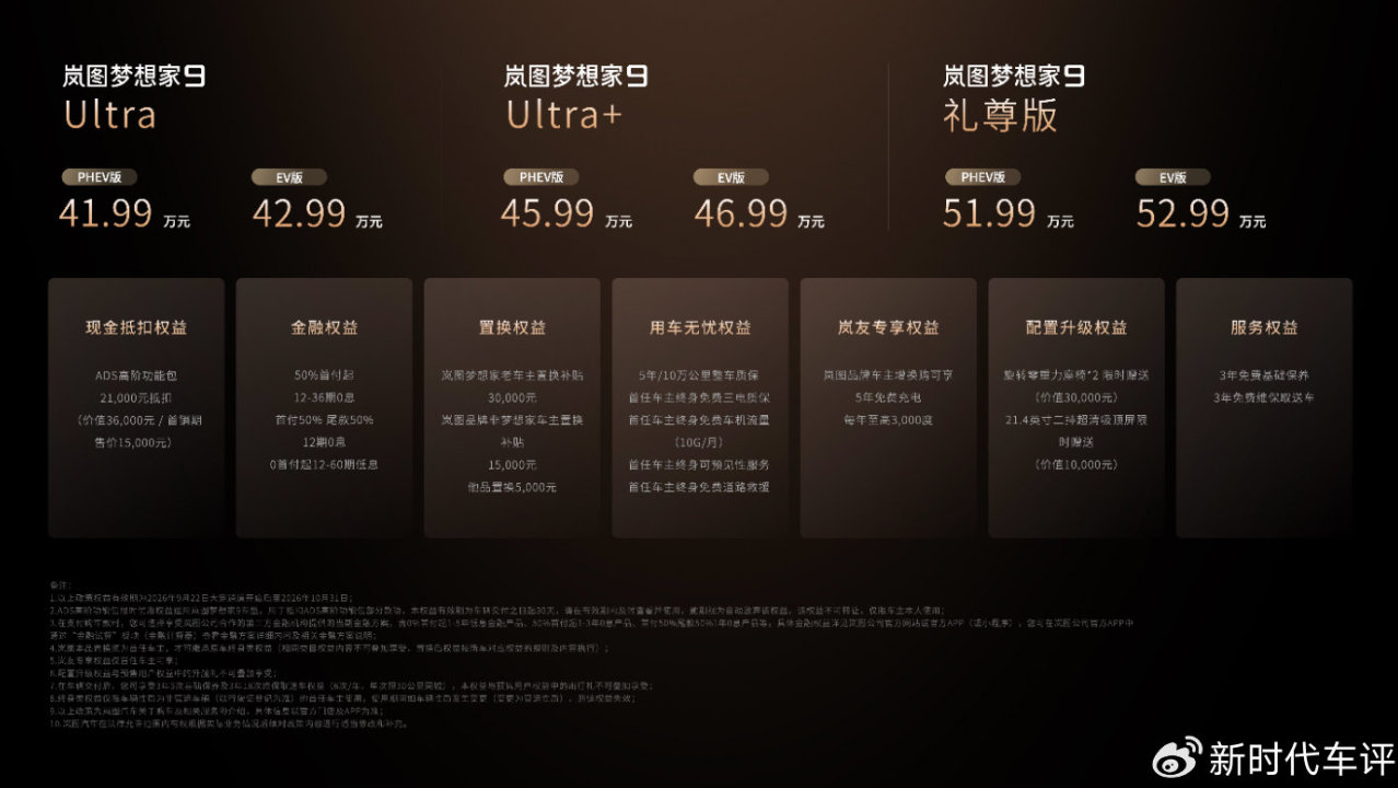 售价41.99万元起!岚图梦想家9上市 全系全域L3级架构设计 售价41.99万元起!岚图梦想家9上市 全系全域L3级架构设计