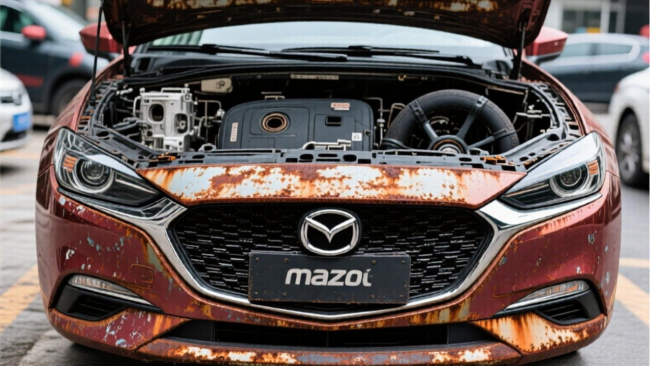 马自达昂克赛拉部件生锈遭集体投诉 4S店以无货拖延