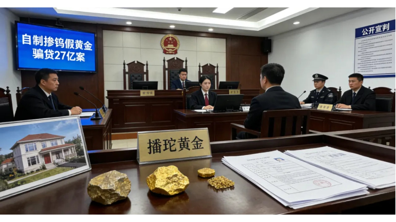 掺钨假金狂骗 27 亿！跨境追赃宣判亮剑，筑牢金融法治防火墙