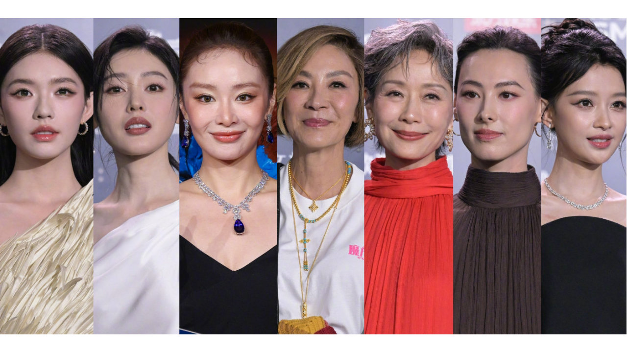 微博电影之夜女星生图：叶童梁洛施气质出众，张天爱孙怡造型好美