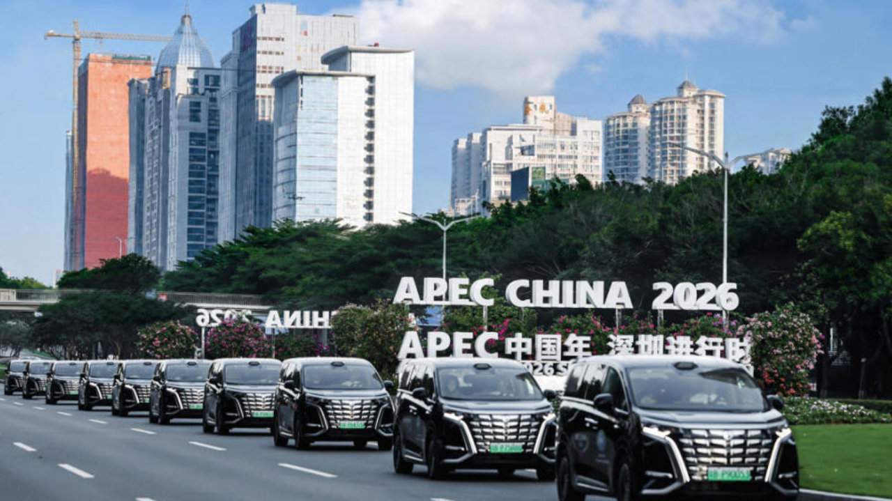 深圳举行APEC会议，用深圳本土的新能源豪华车，作为贵宾接待车
