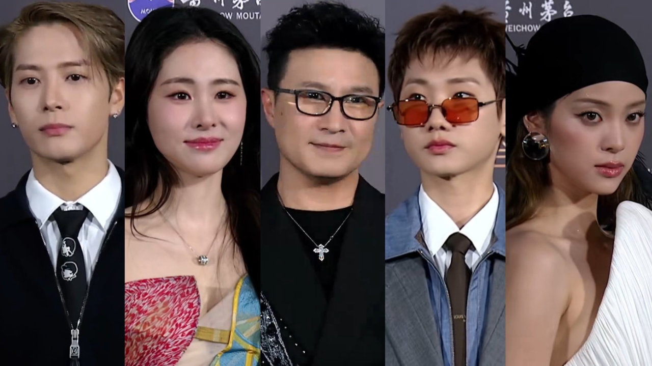 音乐盛典红毯：Ella造型看不懂，张碧晨脸变圆润，孙悦梁咏琪冻龄