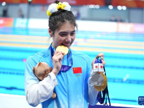 亚运会｜游泳——女子4X100米混合泳接力：中国队夺冠