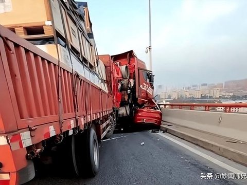 徐浦大桥隔离墩被撞飞，70%是货车，这道防线够用吗？