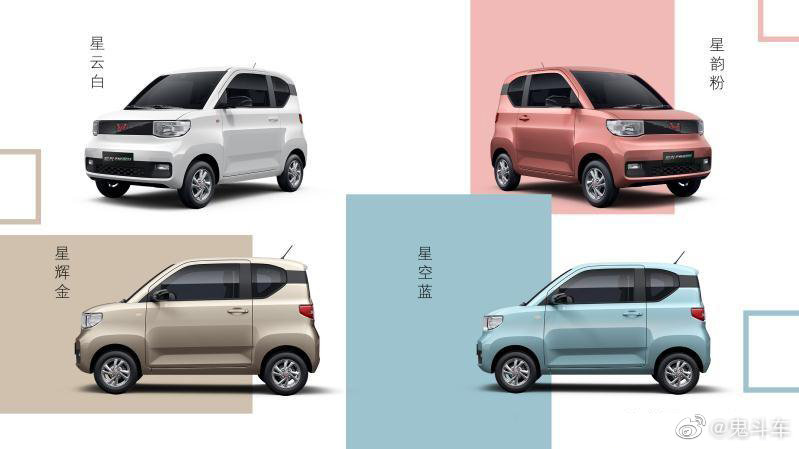 五菱品牌旗下首款四座新能源车型——宏光MINI电动车自3月底亮相以来