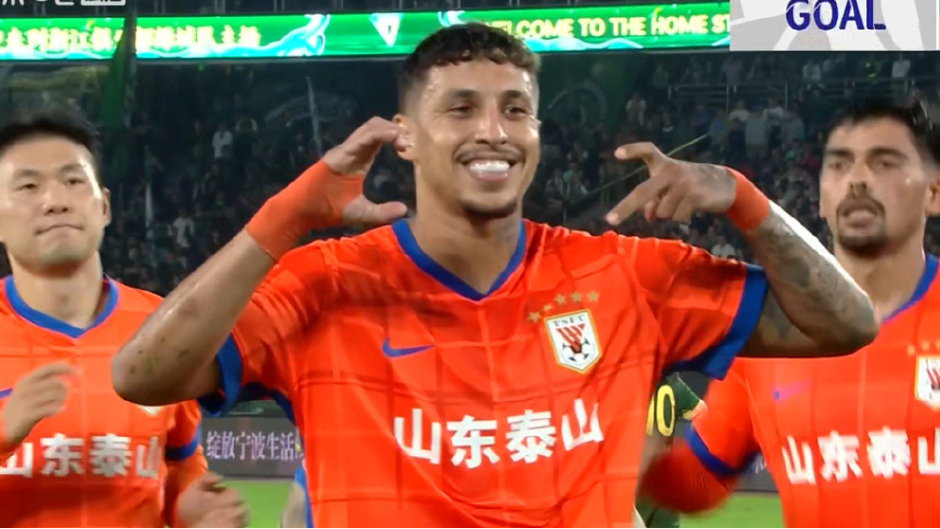 黄政宇克雷桑进球，洛佩斯失误送礼，泰山队遭遇4连平