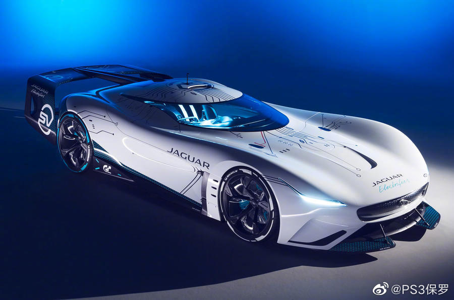 捷豹Vision Gran Turismo SV概念车，四电机，1900匹，PS5里玩起来吧