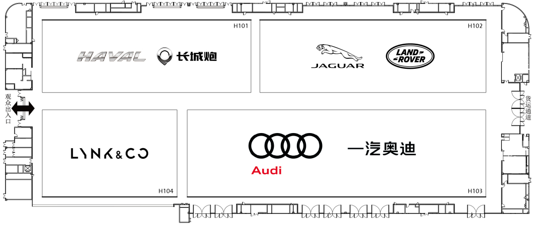成都车展展位图公布