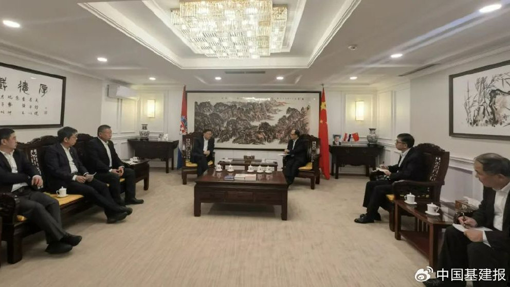 中交集团主要领导拜会中国驻克罗地亚大使齐前进|大使|克罗地亚|王彤宙_新浪新闻