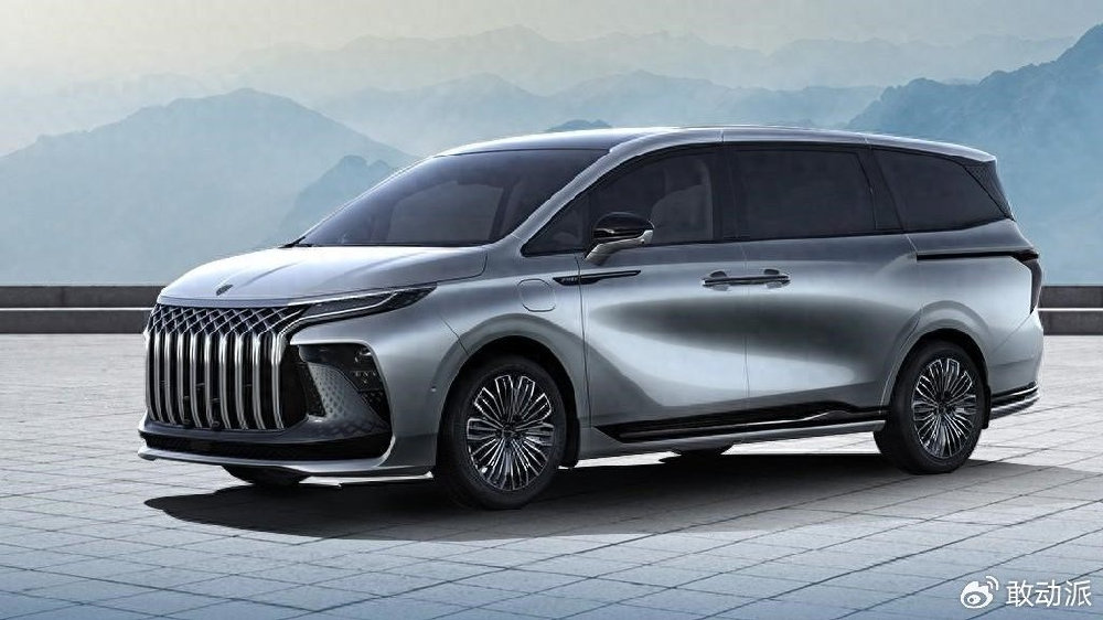 东风风行V9官图发布，造型霸气，轴距近3米2，搭1.5T混动