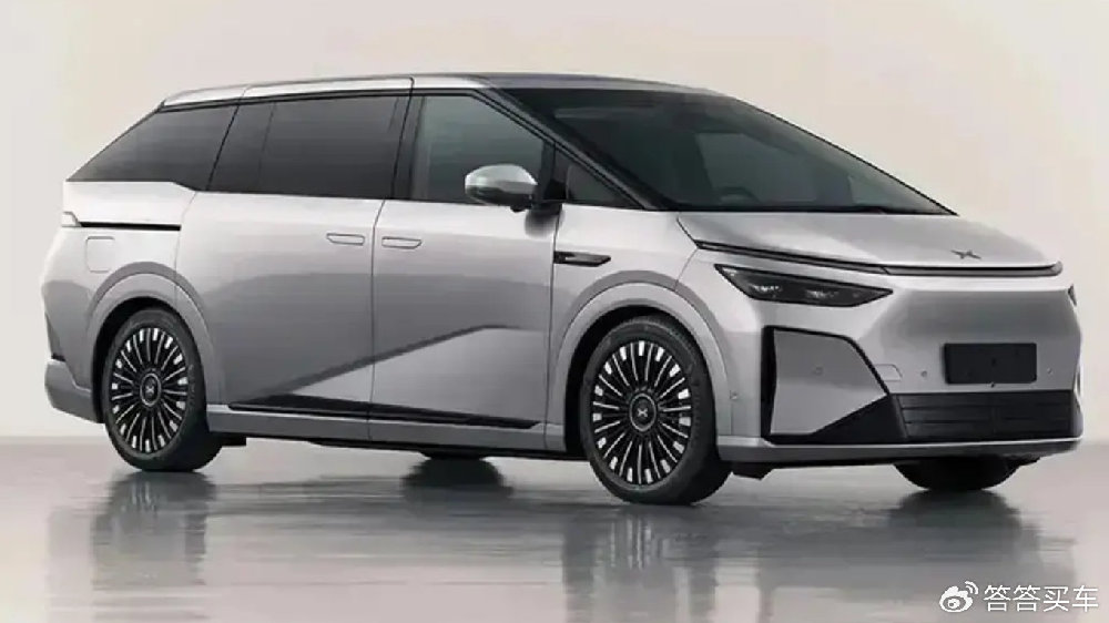 小鹏X9增程版内饰亮相 三排座椅可翻转收纳 四季度上市