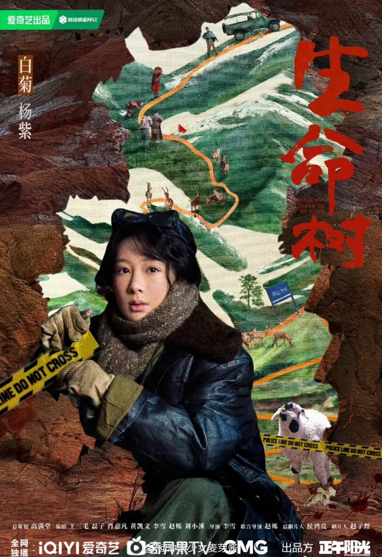 老天奶，杨紫粉丝这作图审美 一流剧宣了