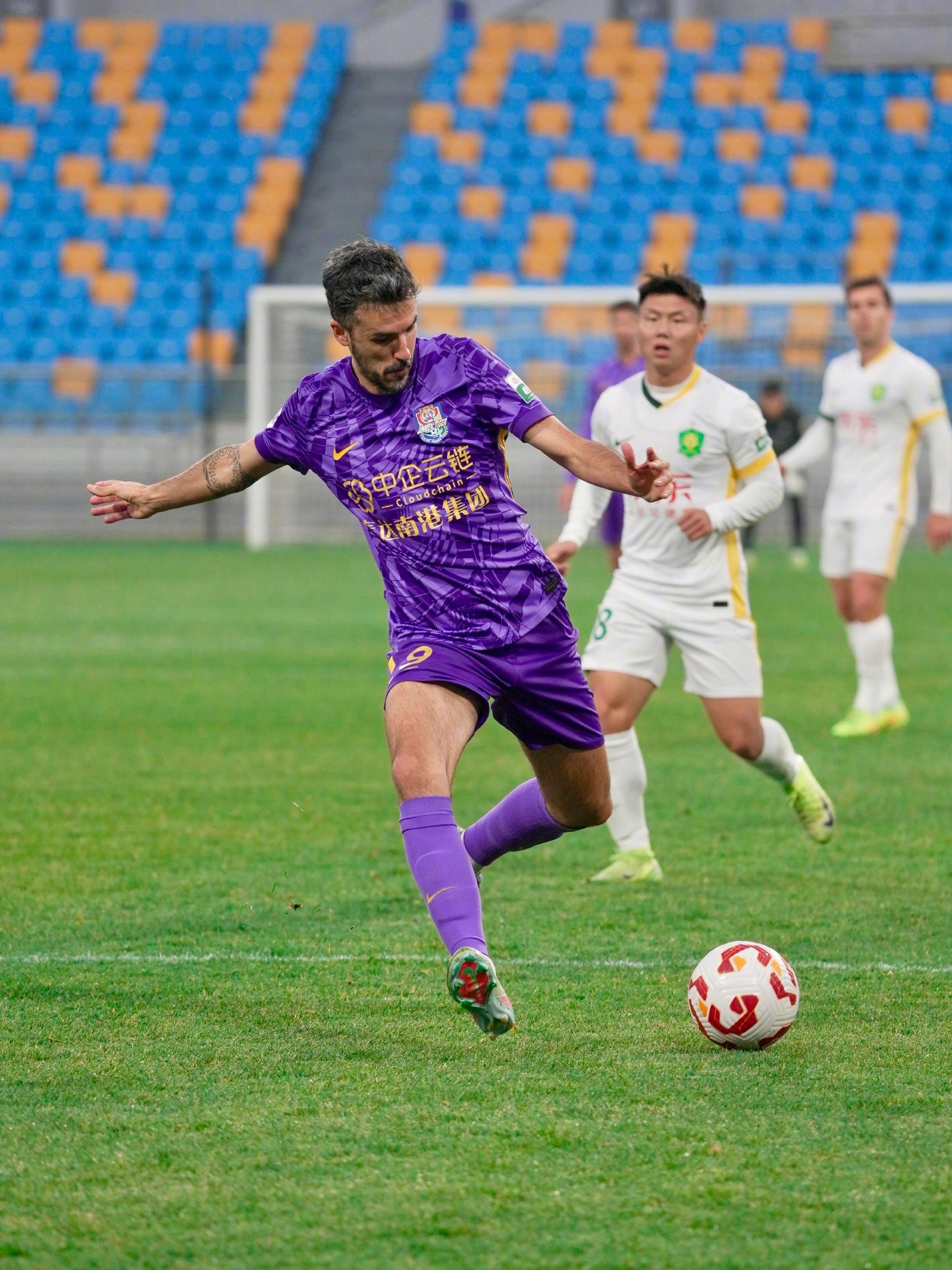 津门虎教学赛1:2负北京国安，基莱斯破门