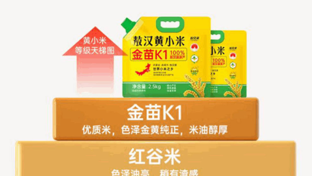 拾兄弟敖汉黄宣称“100%金苗K1”的小米,送检结果相似度仅86.69% 拾兄弟敖汉黄宣称“100%金苗K1”的小米,送检结果相似度仅86.69%