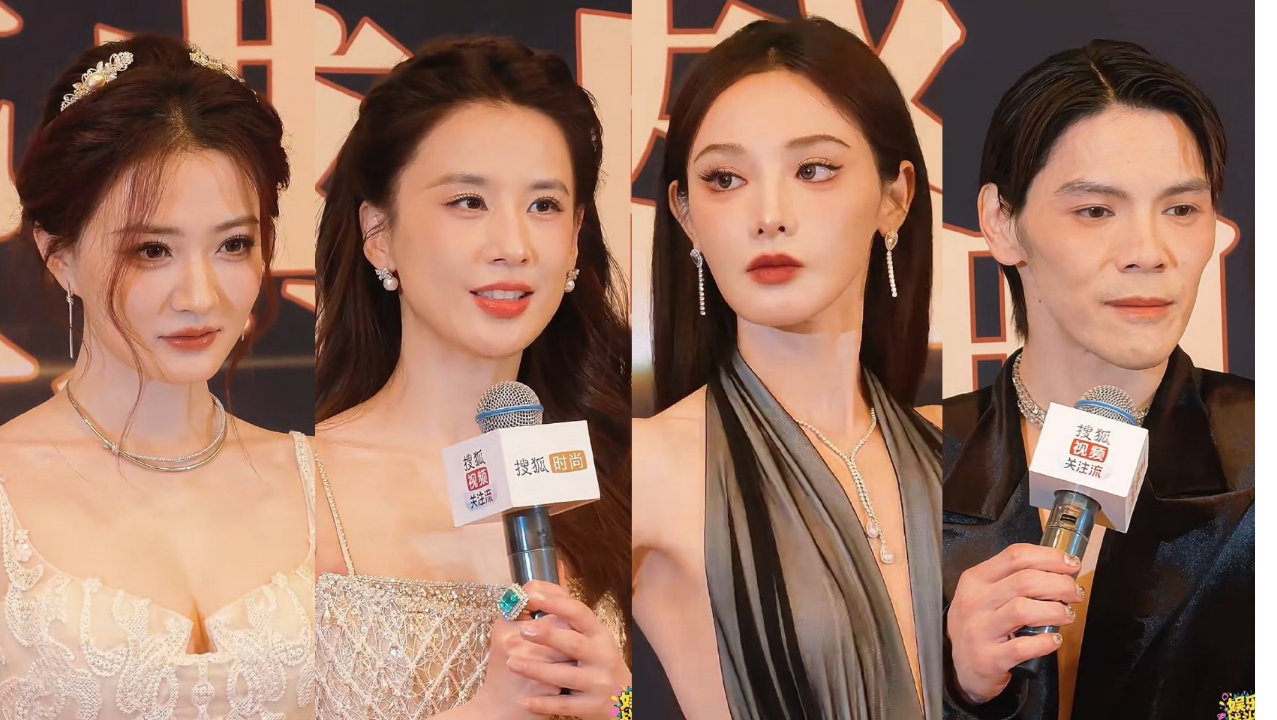 搜狐时尚盛典红毯：黄圣依好美，彭小苒造型惊艳，向佐穿裙子配高跟鞋