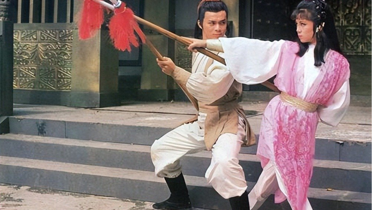 蓉儿和靖哥哥幕后切磋武功，这么珍贵的照片还是第一次见