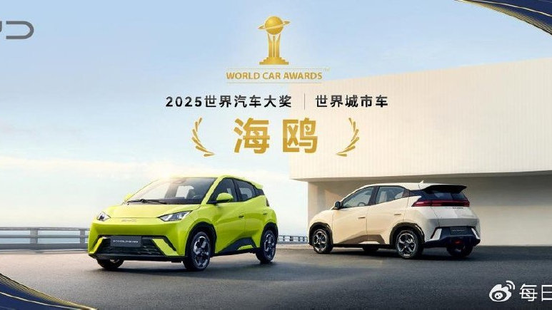 荣获世界城市车，“世界汽车年度人物”‌，比亚迪再获国际双奖