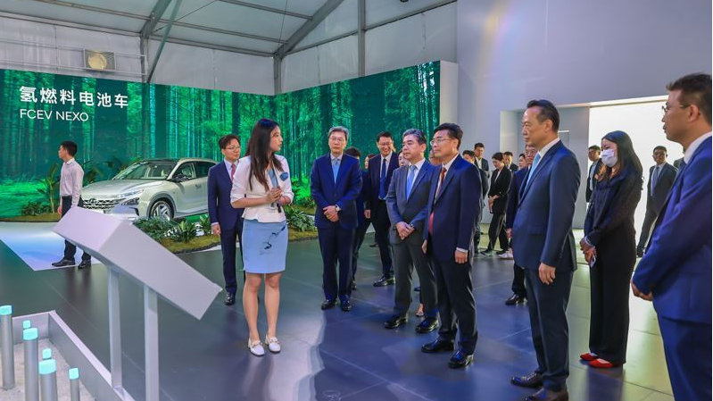 现代汽车集团氢燃料电池系统工厂“HTWO广州”正式竣工