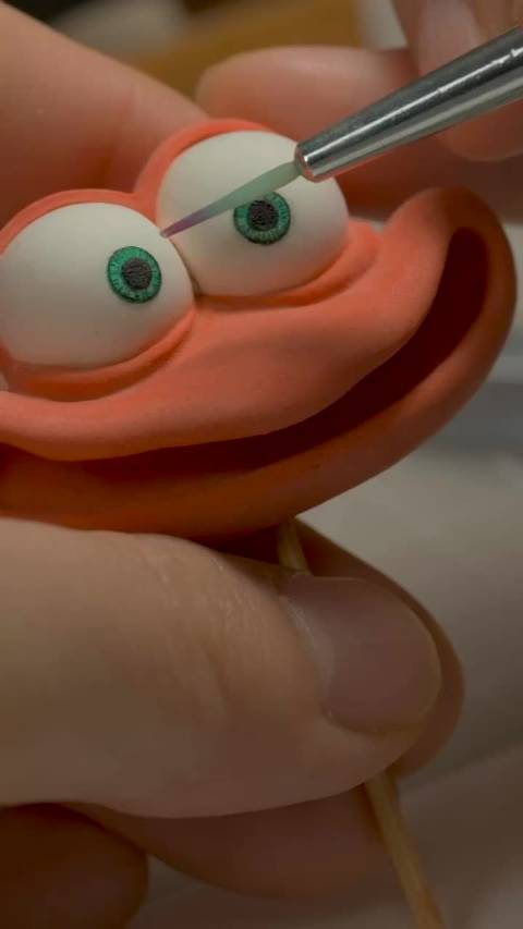 头脑特工队焦焦粘土娃娃制作过程