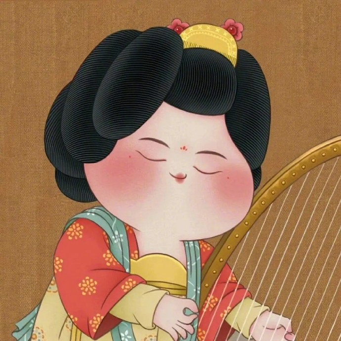唐朝仕女图超级可爱