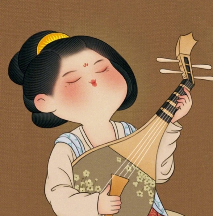 唐朝仕女图超级可爱