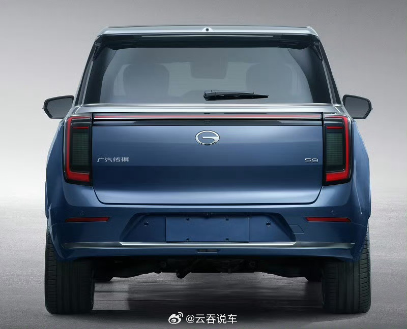 广汽传祺向往S9 又一款新能源6座SUV，这车尾还贴着华为ADS标 插混动力…