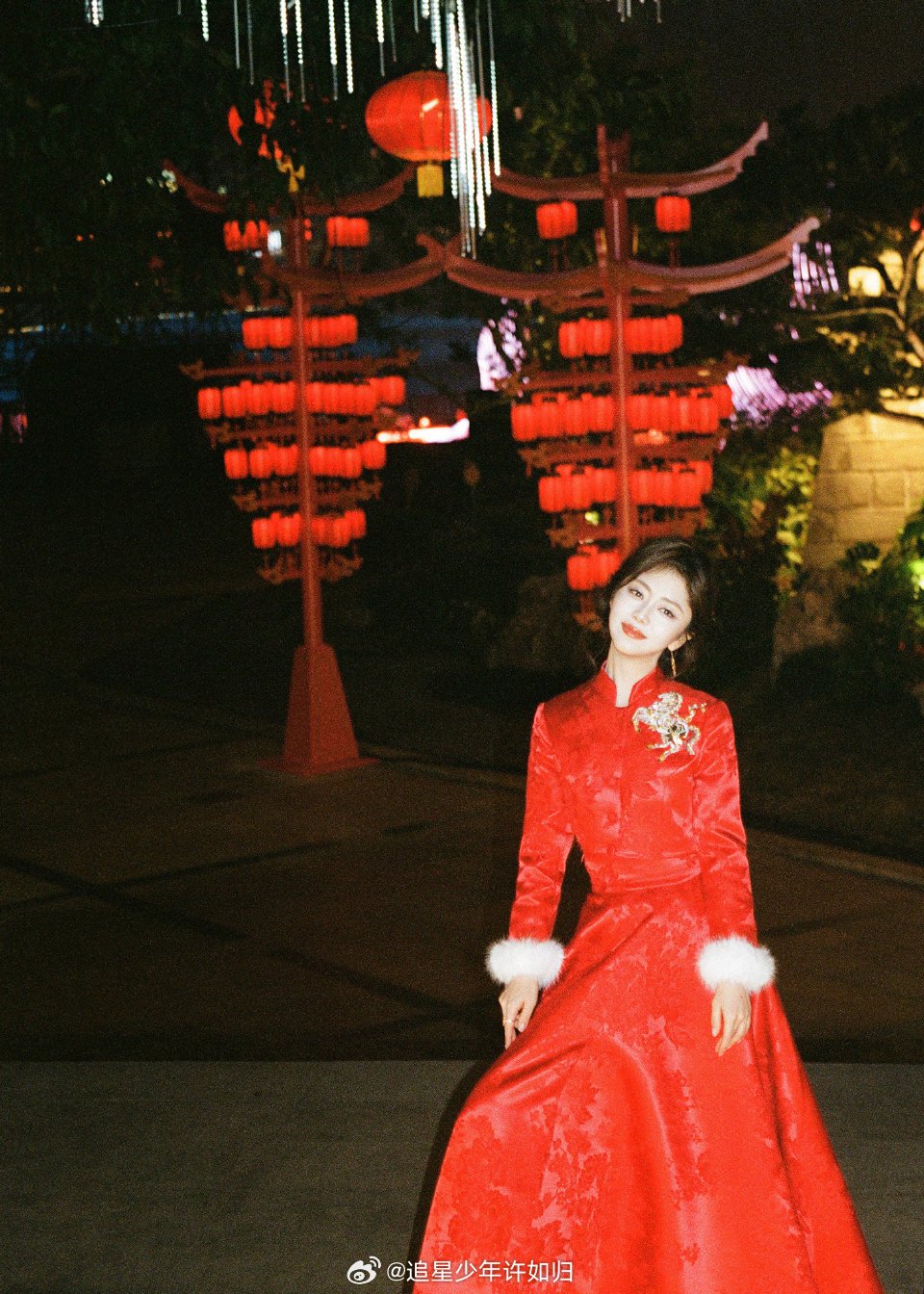 宜宾分会场因为谭松韵变得格外喜庆！