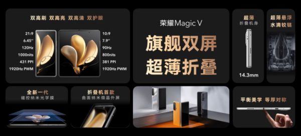 赵明现场两次摔折叠屏手机,荣耀MagicV发布,售价9999元起休闲区蓝鸢梦想 - Www.slyday.coM 赵明现场两次摔折叠屏手机,荣耀MagicV发布,售价9999元起休闲区蓝鸢梦想 - Www.slyday.coM