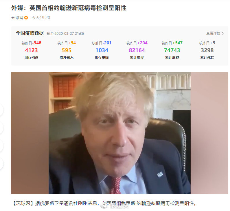 继王储查尔斯之后，英国首相被确诊新冠肺炎！