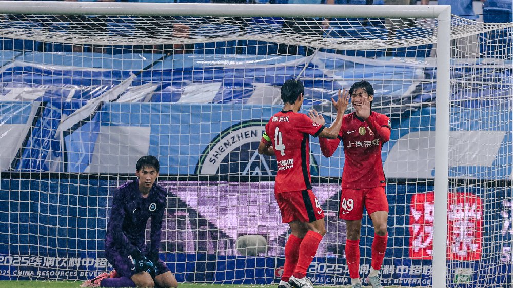 李新翔连续3轮联赛进球，海港2-1逆转深圳新鹏城