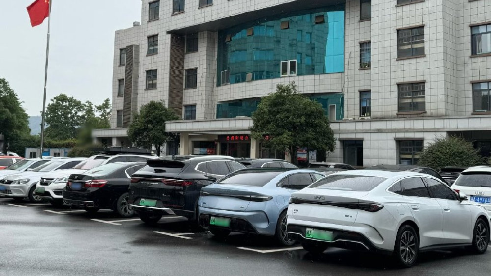 谁说电车成不了“公务车”？如今的政府大院“停满”国产新能源！