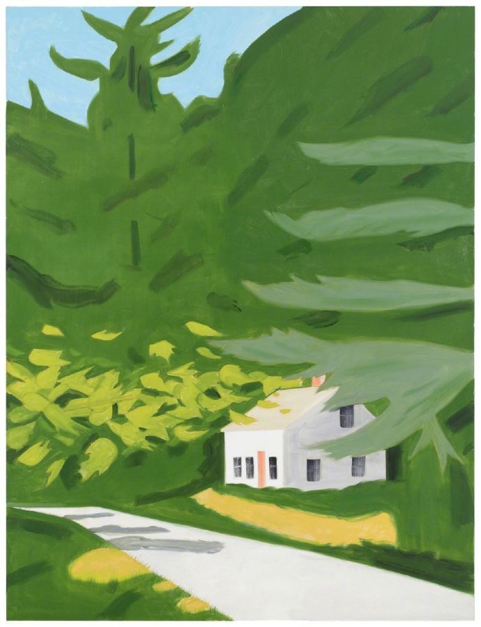 绿色意境插画欣赏 :alex katz