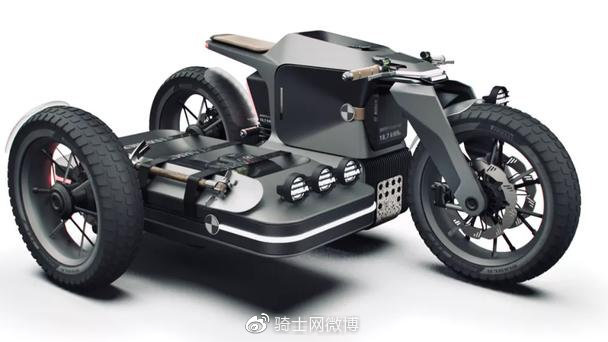 专为旅行而生，宝马电动偏三挎斗概念车亮相