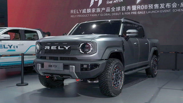 奇瑞全新大皮卡，威麟P3X亮相，外观很复古硬朗，柴油插混动力