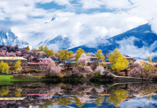 国内最美的春天，三月份的林芝堪称西藏最美的世外桃源