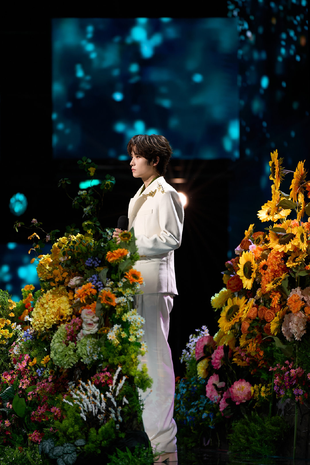 井胧川渝春晚献唱花海，歌声诠释人间至爱