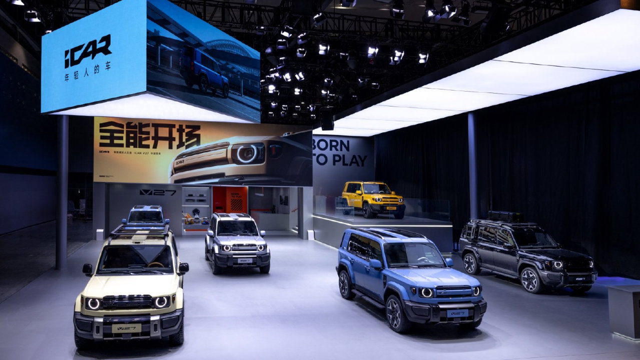 12月开启盲订！中大型家庭新硬派iCAR V27亮相广州车展