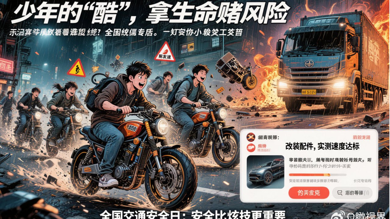 5 岁少年凌晨飙车 150 码！改装电动车，拿生命当 “炫技道具”？