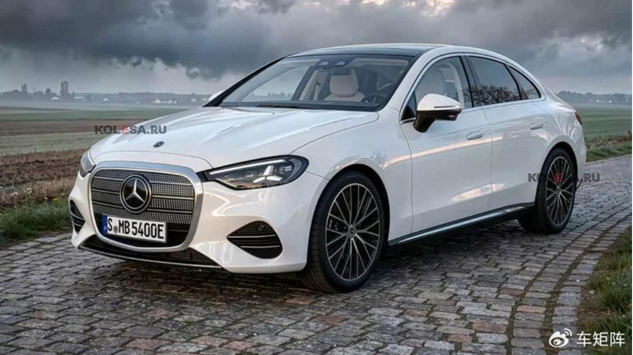 奔驰新能源“大动作”！纯电C级渲染图曝光，800V架构能跑800公里