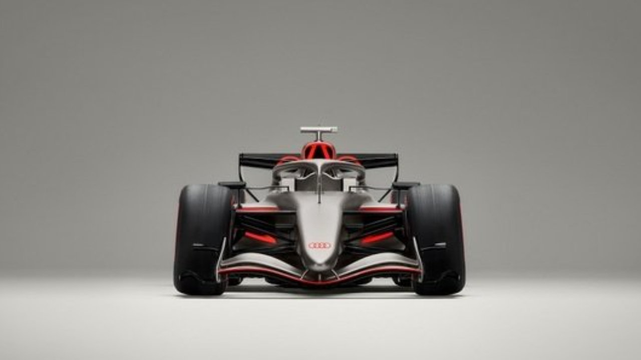 奥迪F1赛车 涂个醒目 志在获胜