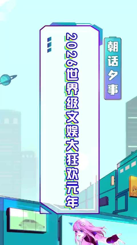 下面向我们走来的将是——2026世界级文娱大狂欢元年！