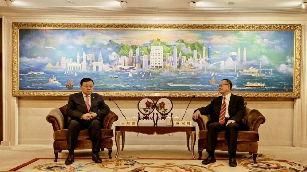 中交集团主要领导拜会香港中华总商会会长、新华集团主席蔡冠深|商会|蔡冠深|王彤宙_新浪新闻