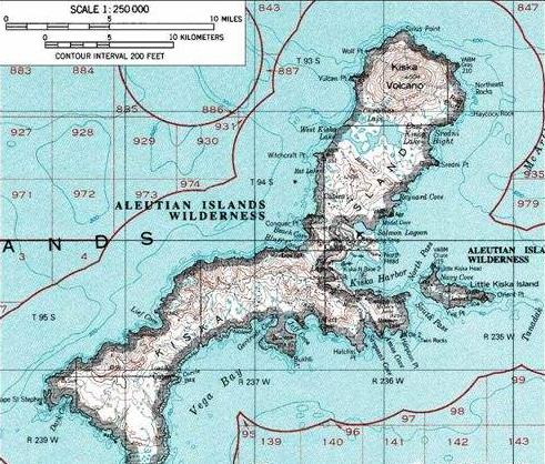 日军在占领基斯卡岛和阿图岛之后,获得了在北太平洋上的两个关键据点