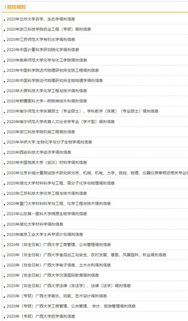 国家线公布时间!又有一波院校发布考研调剂信息,包含多个专业!